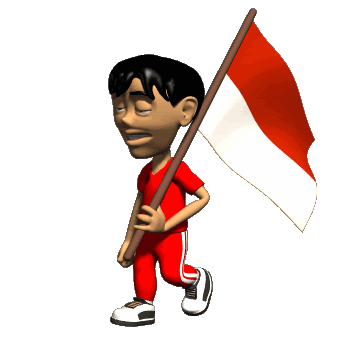  Bendera  Indonesia Gif Gambar  Animasi Animasi Bergerak 